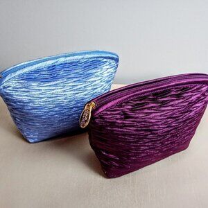 NaRaYa Pleated Cosmetic Bags - 2 Piece Set
